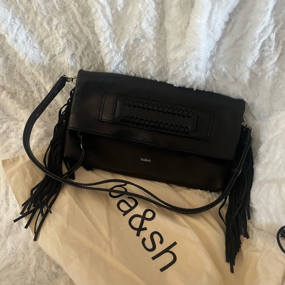Ba&sh Black Leather Women's Bag